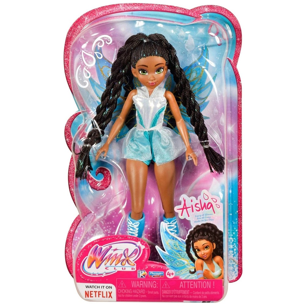 Playmates Toys Winx Club Aisha Fairy of Waves Doll Blue New